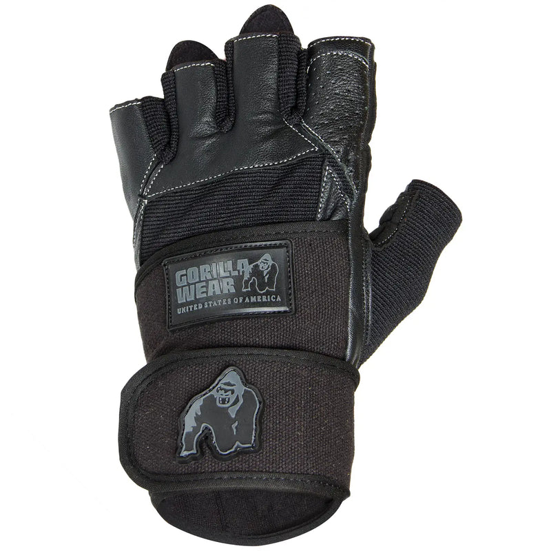 Ladda bild till gallerivisaren, Gorilla Wear Dallas Wrist Wrap Gloves, black