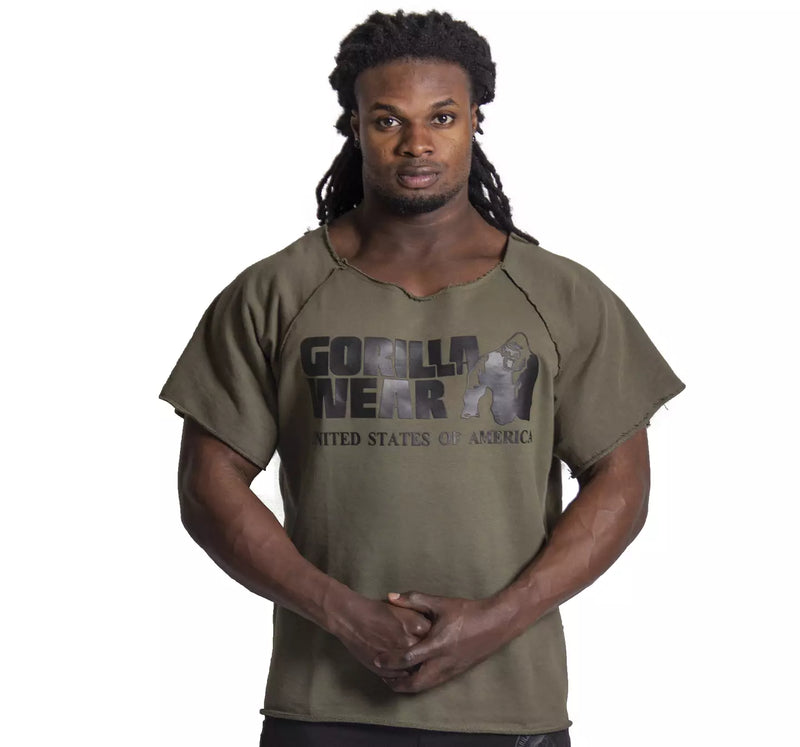 Ladda bild till gallerivisaren, Gorilla Wear Classic Workout Top, army green
