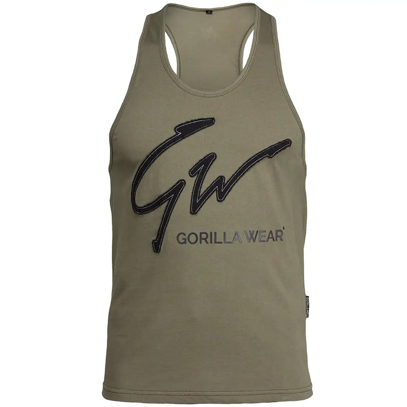 Ladda bild till gallerivisaren, Gorilla Wear Evansville Tank Top, army green