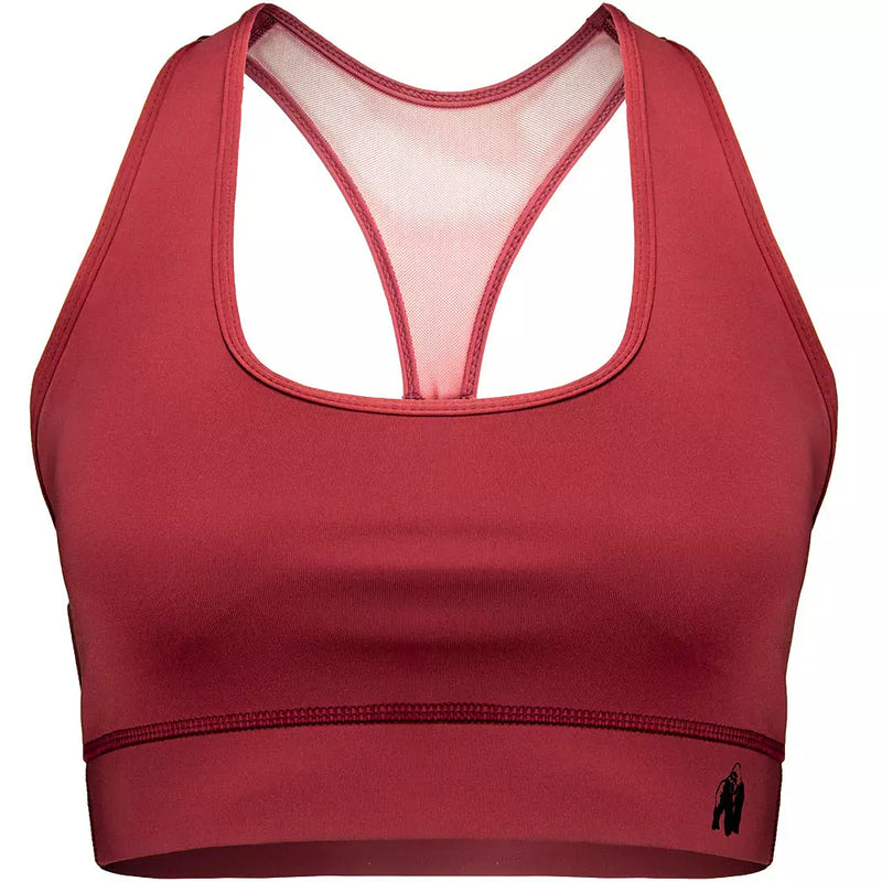 Ladda bild till gallerivisaren, Gorilla Wear Meta Sports Bra, burgundy red