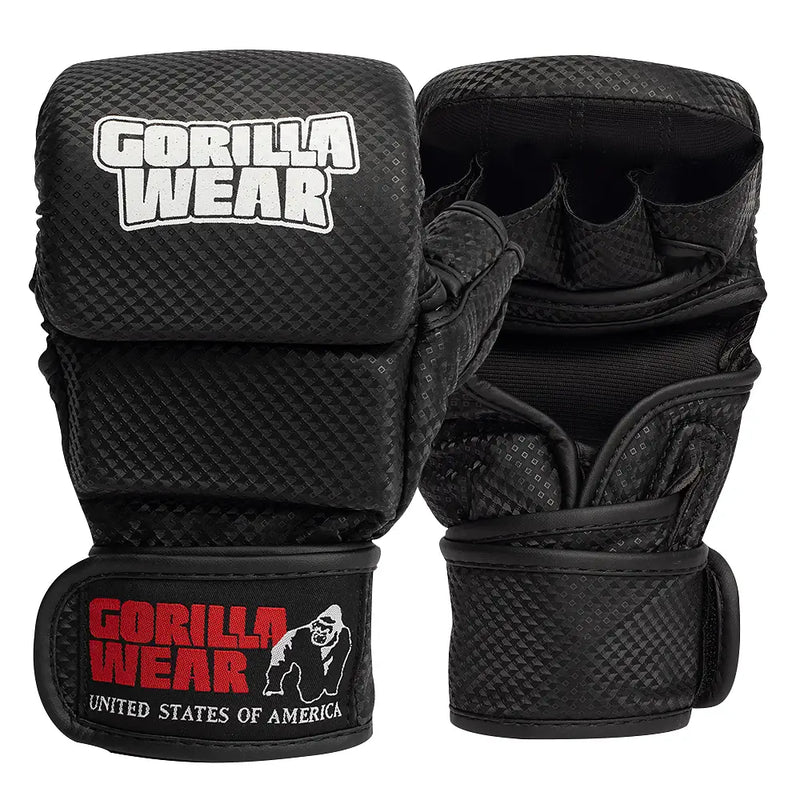 Ladda bild till gallerivisaren, Gorilla Wear Ely MMA Sparring Gloves, black/white