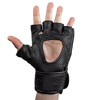 Ladda bild till gallerivisaren, Gorilla Wear Manton MMA Gloves (with thumb), black/white