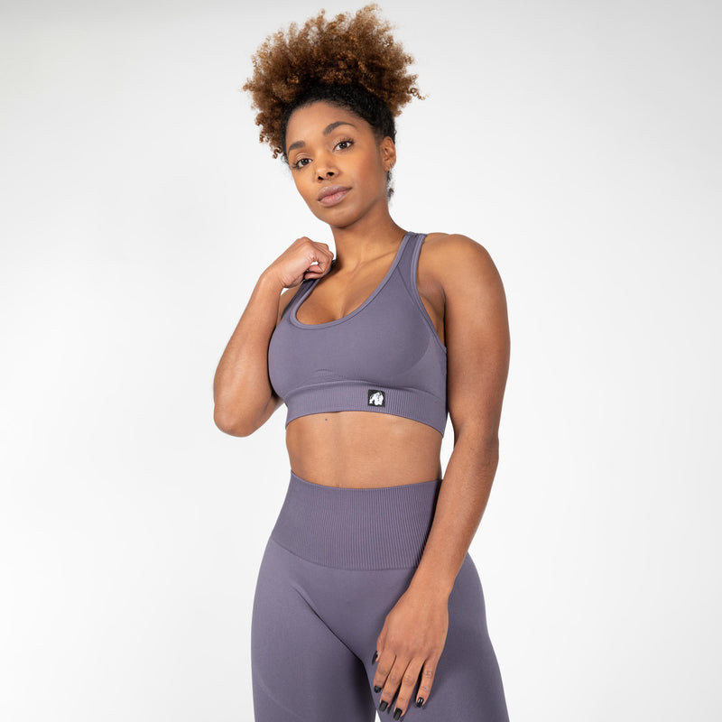 Ladda bild till gallerivisaren, Gorilla Wear Yava Seamless Sport Bra, grey