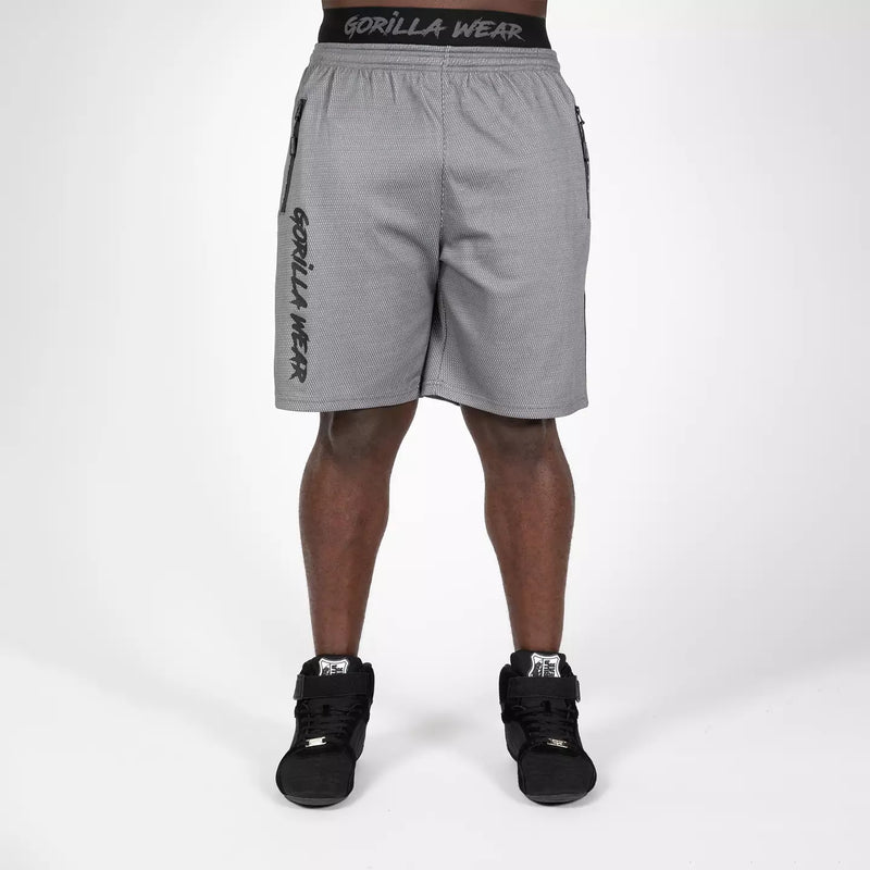 Ladda bild till gallerivisaren, Gorilla Wear Mercury Mesh Shorts, grey/black