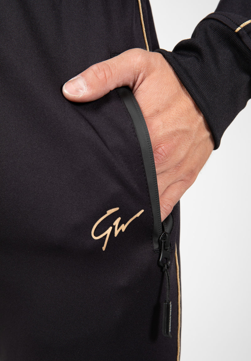 Ladda bild till gallerivisaren, Gorilla Wear Wenden Track Shorts, black/gold