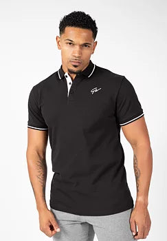 Ladda bild till gallerivisaren, Gorilla Wear Delano Polo, black/white