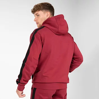 Ladda bild till gallerivisaren, Gorilla Wear Banks Oversized Hoodie, burgundy red/black