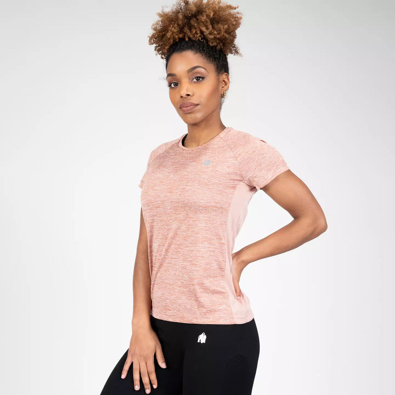 Ladda bild till gallerivisaren, Gorilla Wear Monetta Performance T-Shirt, salmon pink