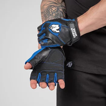 Ladda bild till gallerivisaren, Gorilla Wear Mitchell Training Gloves, black/blue