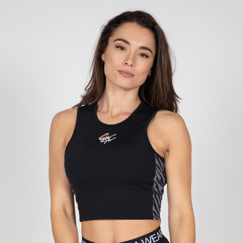 Ladda bild till gallerivisaren, Gorilla Wear Zion Crop Top, black