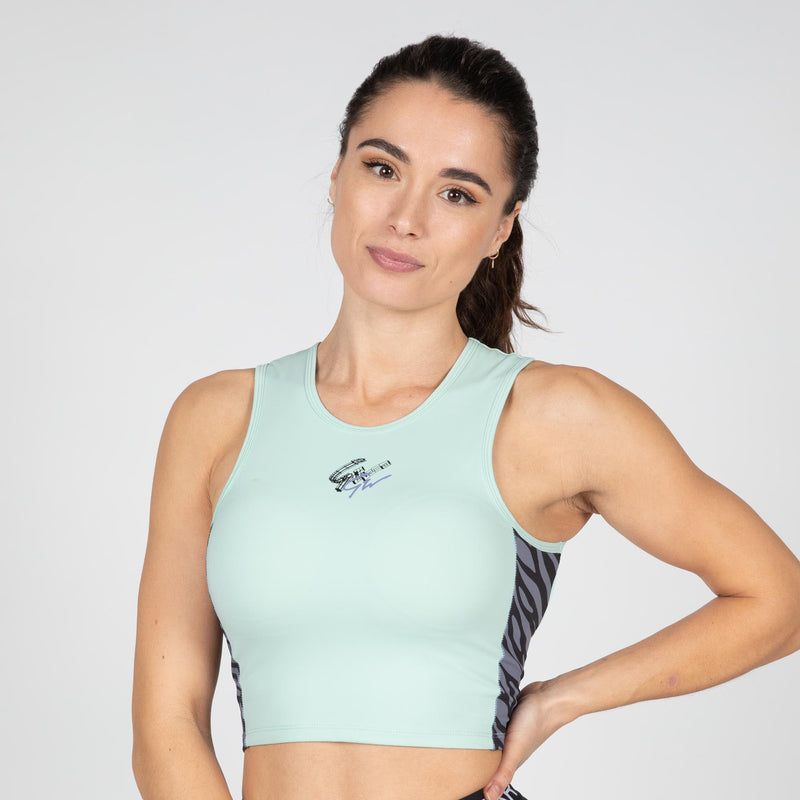 Ladda bild till gallerivisaren, Gorilla Wear Zion Crop Top, green