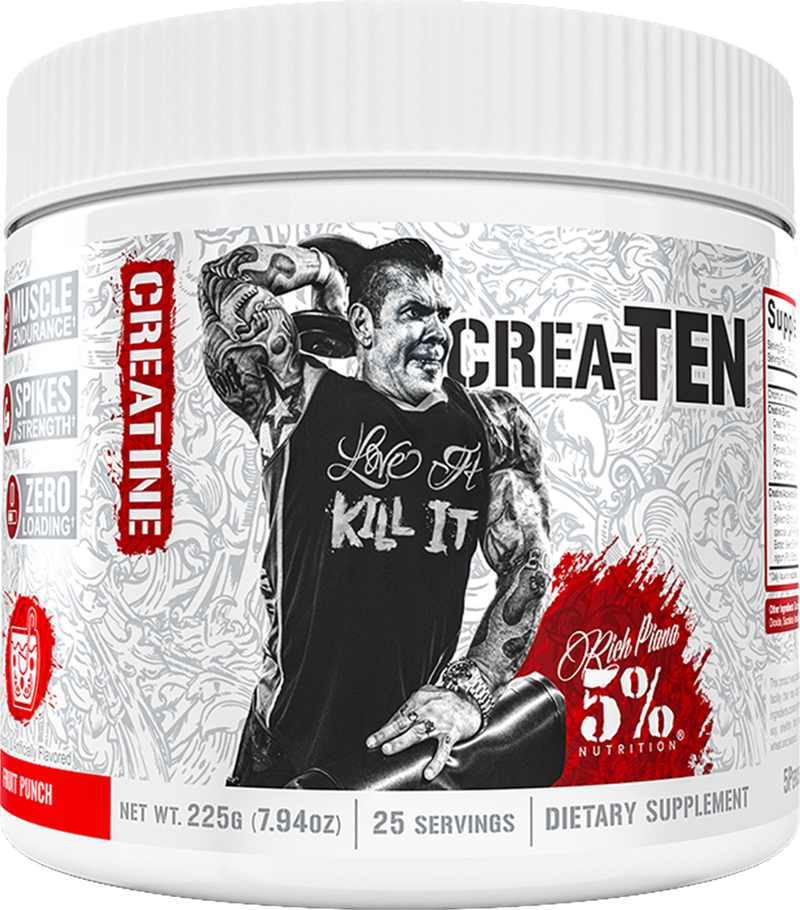 Ladda bild till gallerivisaren, 5% Nutrition Crea-TEN - 225 g Fruit Punch