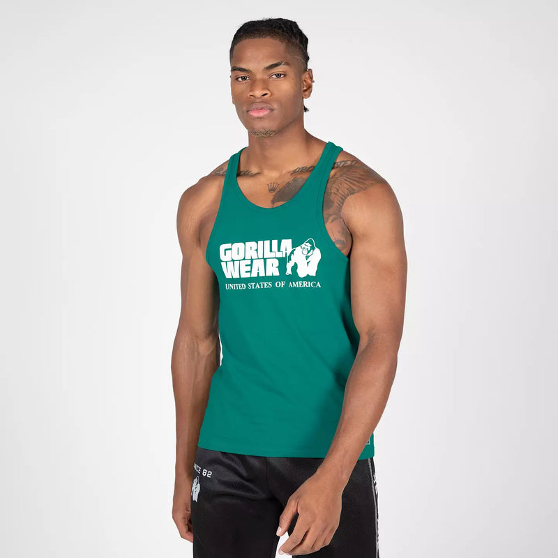 Ladda bild till gallerivisaren, Gorilla Wear Classic Tank Top, teal green