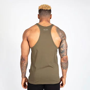Ladda bild till gallerivisaren, Gorilla Wear Carter Stretch Tank Top, army green