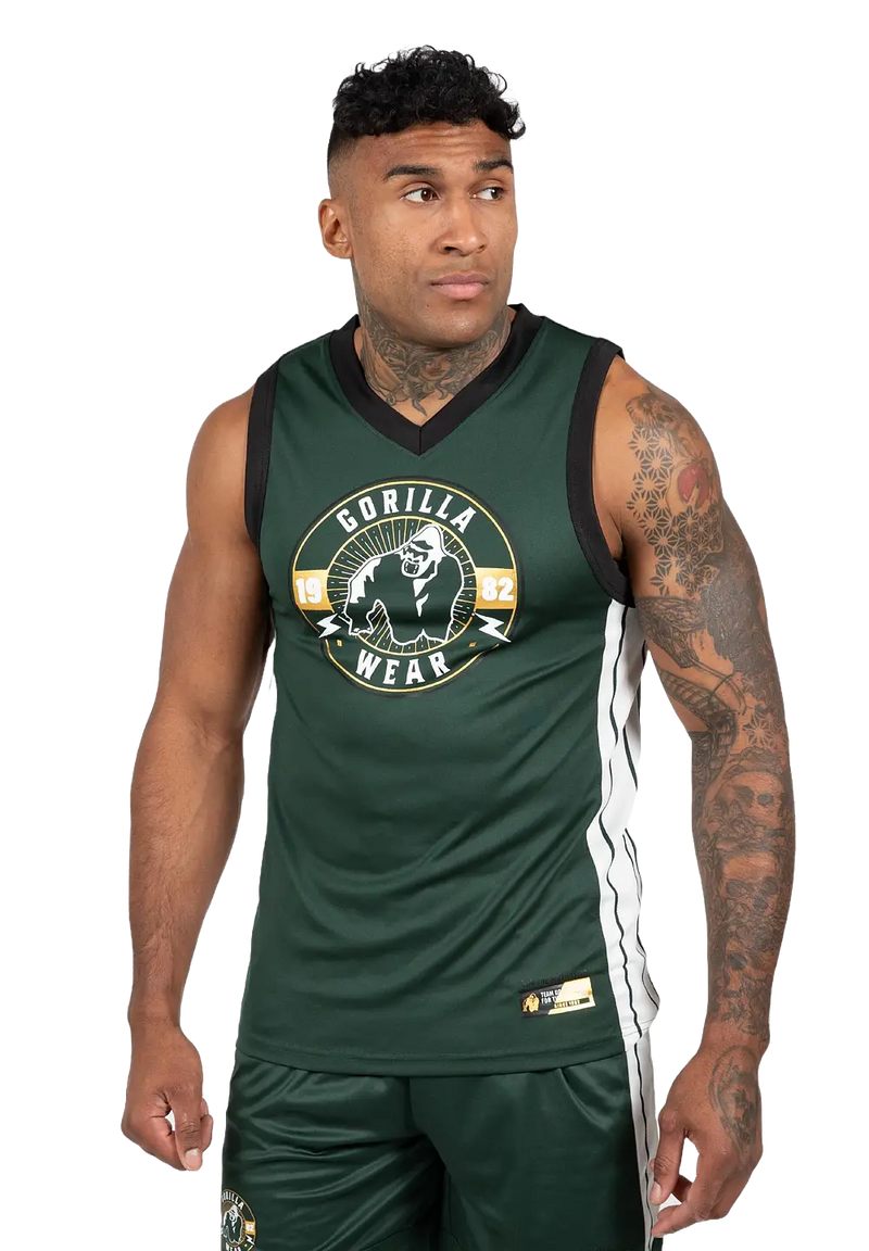 Ladda bild till gallerivisaren, Gorilla Wear Orlando Jersey Tank Top, green