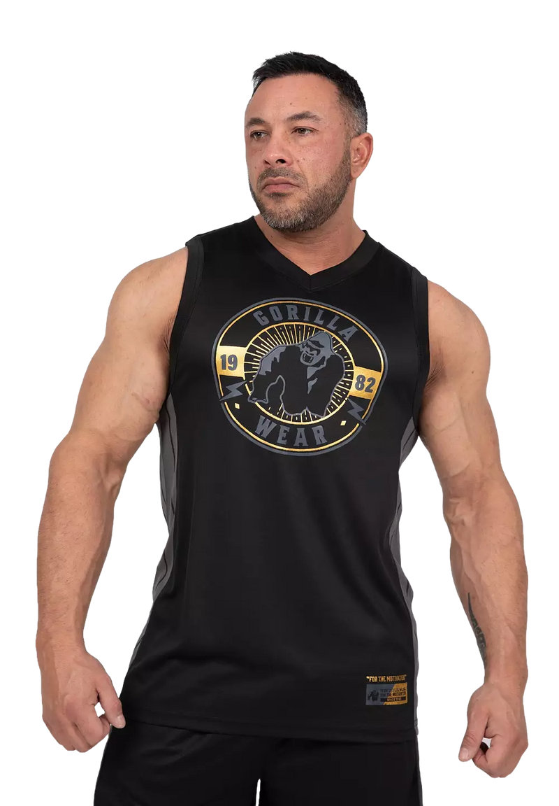 Ladda bild till gallerivisaren, Gorilla Wear Orlando Jersey Tank Top, black
