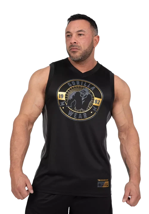 Ladda bild till gallerivisaren, Gorilla Wear Orlando Jersey Tank Top, black