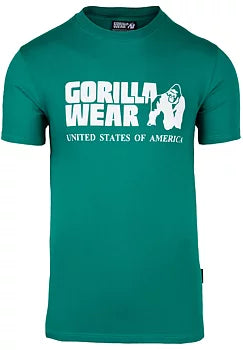 Ladda bild till gallerivisaren, Gorilla Wear Classic T-Shirt, teal green