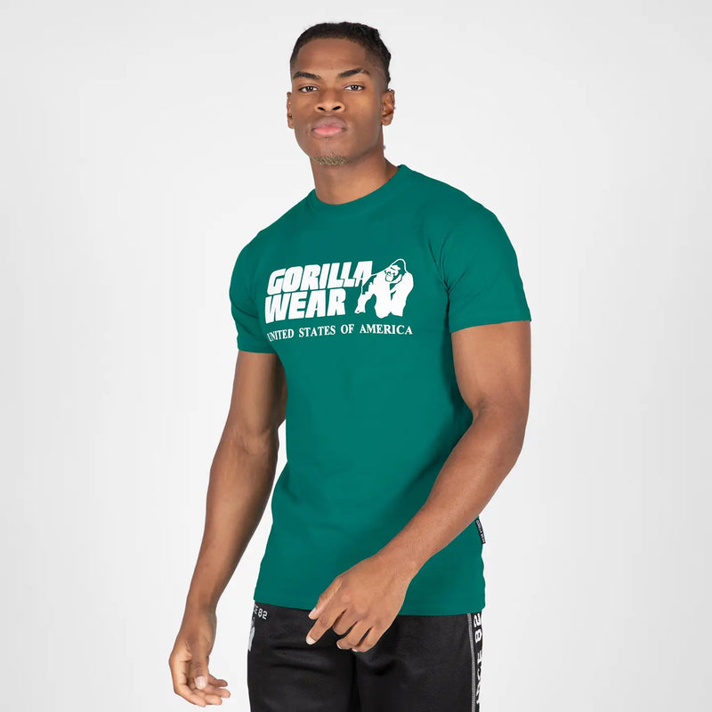 Ladda bild till gallerivisaren, Gorilla Wear Classic T-Shirt, teal green