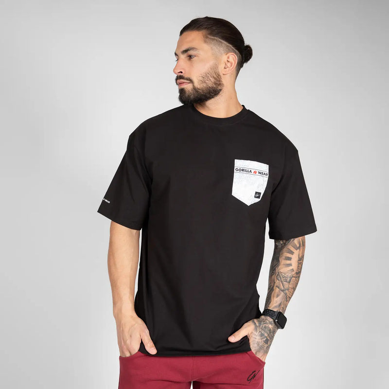 Ladda bild till gallerivisaren, Gorilla Wear Dover Oversized T-Shirt, black