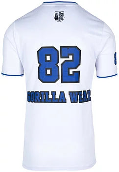 Ladda bild till gallerivisaren, Gorilla Wear San Mateo T-Shirt, white/blue
