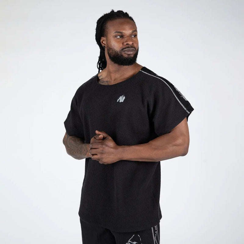 Ladda bild till gallerivisaren, Gorilla Wear Buffalo Old School Workout Top, black/grey