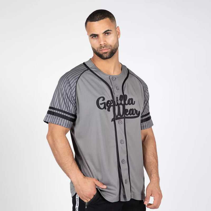 Ladda bild till gallerivisaren, Gorilla Wear 82 Baseball Jersey, grey