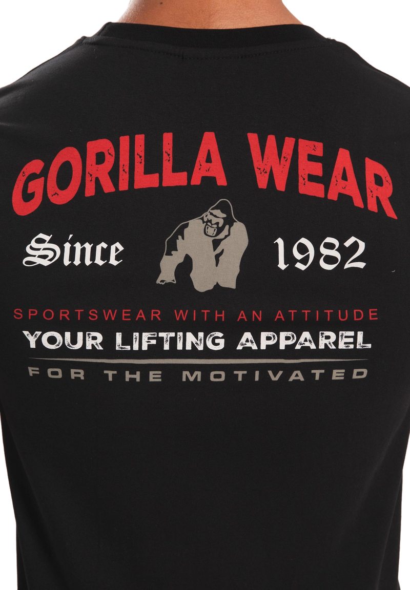 Ladda bild till gallerivisaren, Gorilla Wear Warren T-Shirt, black