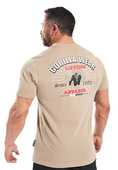 Ladda bild till gallerivisaren, Gorilla Wear Oregon T-Shirt, beige