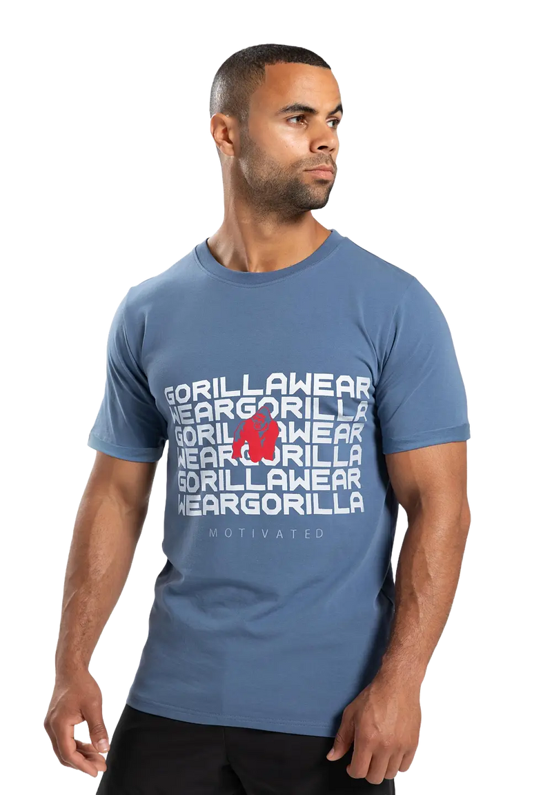 Ladda bild till gallerivisaren, Gorilla Wear Bradley T-Shirt, coronet blue