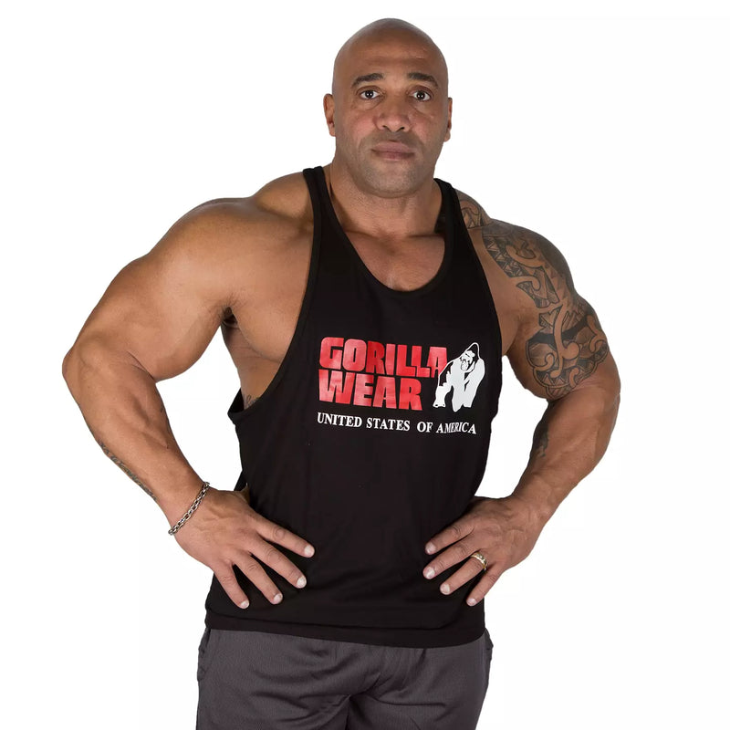 Ladda bild till gallerivisaren, Gorilla Wear Classic Tank Top, black