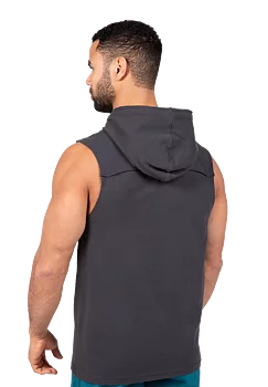 Ladda bild till gallerivisaren, Gorilla Wear Chico S/L Hooded T-Shirt, dark grey