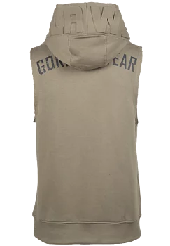 Ladda bild till gallerivisaren, Gorilla Wear Marshall Sleeveless Hoodie, army green