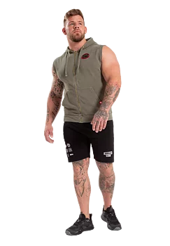 Ladda bild till gallerivisaren, Gorilla Wear Silverdale Sleeveless Hoodie, army green