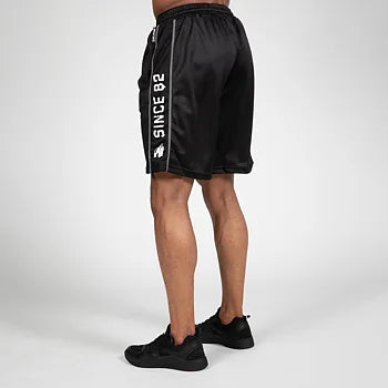 Ladda bild till gallerivisaren, Gorilla Wear Functional Mesh Shorts, black/white