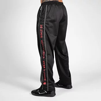 Ladda bild till gallerivisaren, Gorilla Wear Functional Mesh Pants, black/red