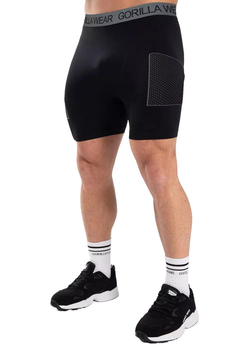 Ladda bild till gallerivisaren, Gorilla Wear Norton Seamless Short Tights, black