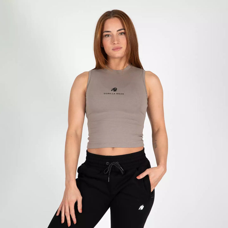 Ladda bild till gallerivisaren, Gorilla Wear Livonia Crop Top, beige