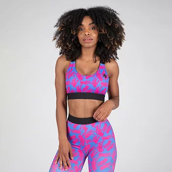 Ladda bild till gallerivisaren, Gorilla Wear Colby Sports Bra, blue/pink