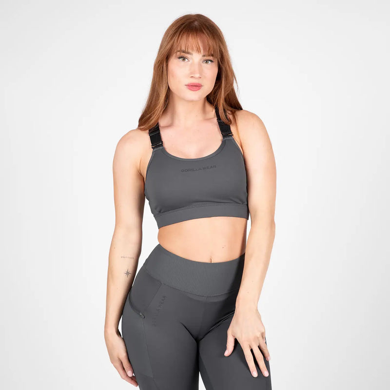 Ladda bild till gallerivisaren, Gorilla Wear Monroe Sports Bra, grey