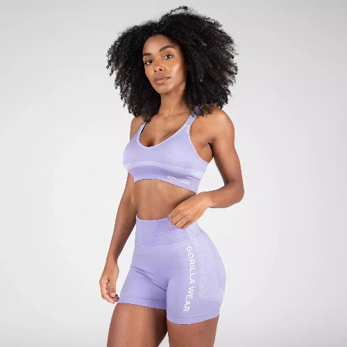 Ladda bild till gallerivisaren, Gorilla Wear Selah Seamless Sports Bra, lilac