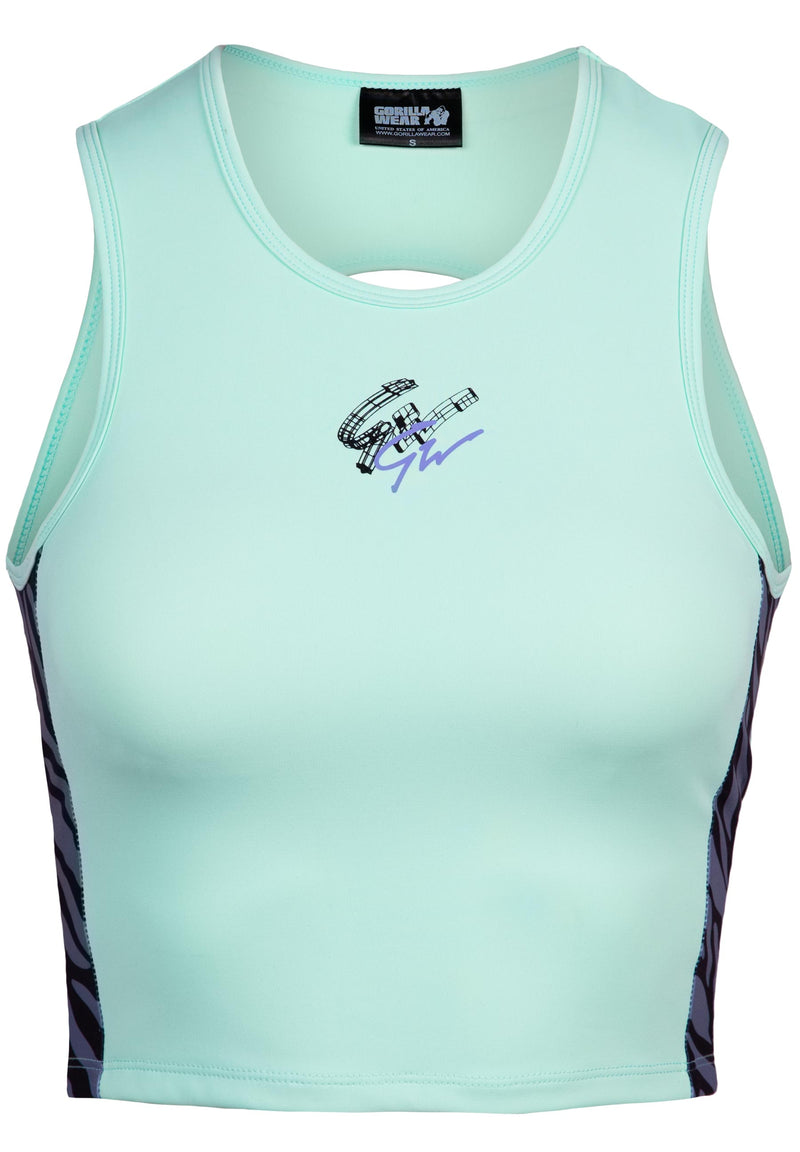 Ladda bild till gallerivisaren, Gorilla Wear Zion Crop Top, green