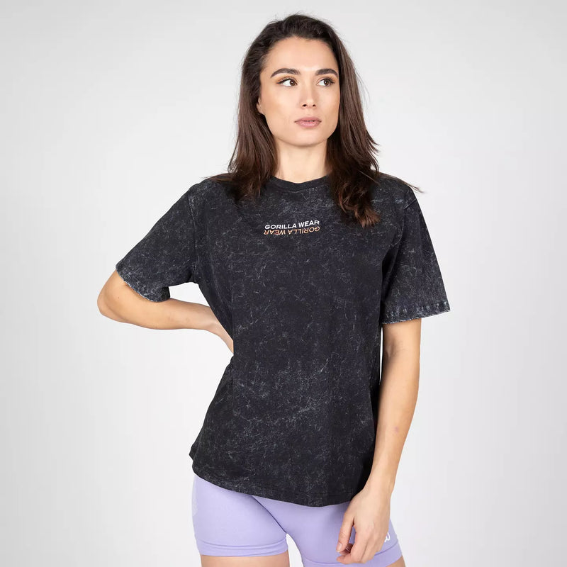Ladda bild till gallerivisaren, Gorilla Wear Medina Oversized T-Shirt, washed black