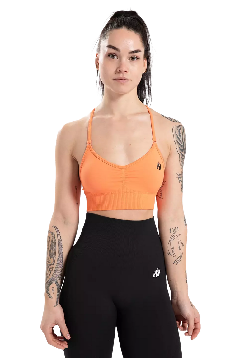 Ladda bild till gallerivisaren, Gorilla Wear Olivia Seamless Sports Bra, peach