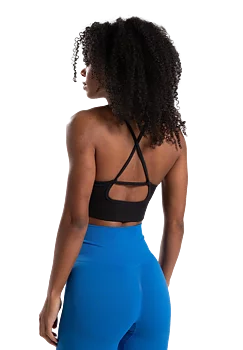Ladda bild till gallerivisaren, Gorilla Wear Olivia Seamless Sports Bra, black