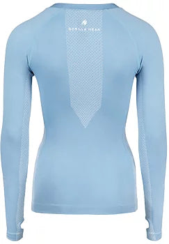 Ladda bild till gallerivisaren, Selah Seamless Long Sleeve, light blue