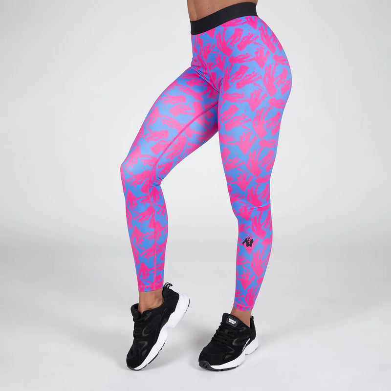 Ladda bild till gallerivisaren, Gorilla Wear Colby Leggings, blue/pink