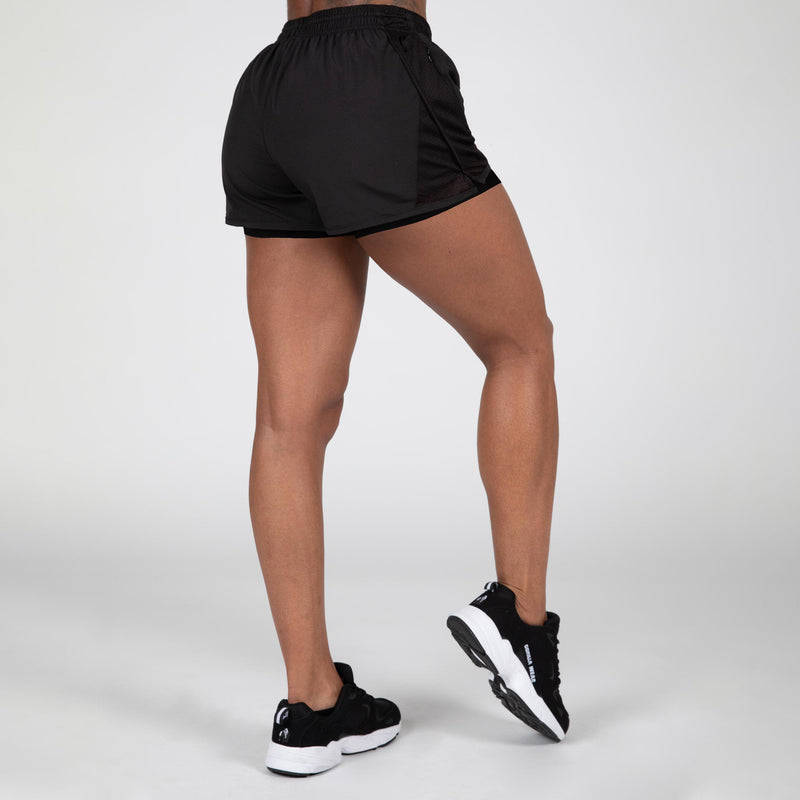 Ladda bild till gallerivisaren, Gorilla Wear Portland 2-In-1 Shorts, black