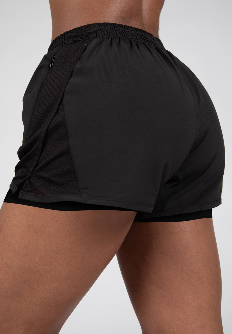 Ladda bild till gallerivisaren, Gorilla Wear Portland 2-In-1 Shorts, black