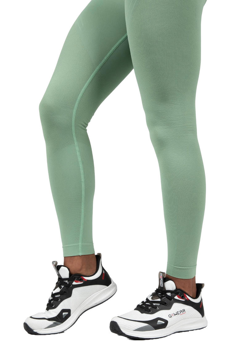 Ladda bild till gallerivisaren, Gorilla Wear Whitney Seamless Leggings, green